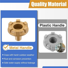 2-Pack Handgreep Reparatieset voor RK-14/17MH, voor Woodford Model 14 en 17 Wandkraan, Metalen Handgreep Vervanging