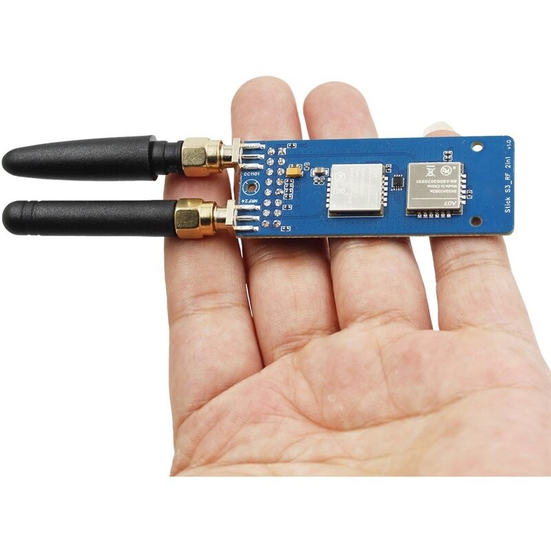 Module Foe Cosmetics 2-in-1 Module for M5Stick S3 Plus2 CC1101 + NRF24 ESP32 IoT Module for ...