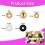 Kit para confecção de pulseiras com contas de argila e caixa de armazenamento. 2