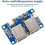Hub USB 2.0 Módulo Divisor de 1 para 4 Hub USB Sem Driver Hub USB de 4 Portas Interface Tipo-C 4