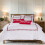 Set di 2 federe decorative Levtex Home Holly & Thistle, in cotone rosso. 2