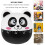 Mechanical Kitchen Timer Panda Design 1 Piece 5