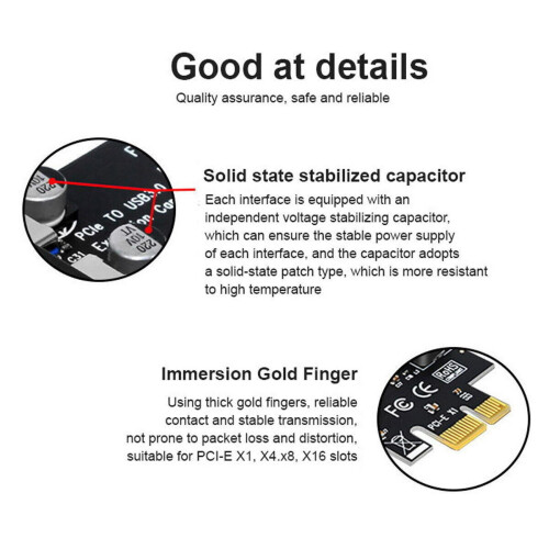 USB 3.0 expansion card for desktop PCs, 1 piece 2