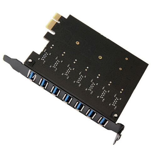 USB 3.0 PCIe Expansion Card 7-Port 5V 2A 1