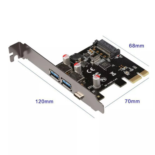 USB 3.1 PCIe expansion card for Windows with backward 1