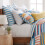 Levtex Home Sol Stripe Euro Sham 26x26 ίντσες διπλής όψης βαμβάκι 2