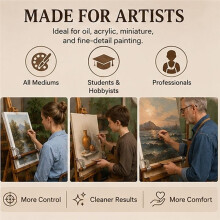 Hand Support Bridge, Adjustable Metal Stand for Detail Work, Canvas Easel Bar for Painting and Drawing