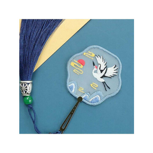 Feiona classical self-embroidered bookmark kit antique style 1