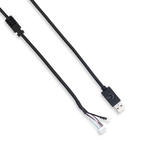 Ανταλλακτικό καλώδιο USB PVC μαύρου χρώματος 2 μέτρων για συμβατότητα με καλώδια 1