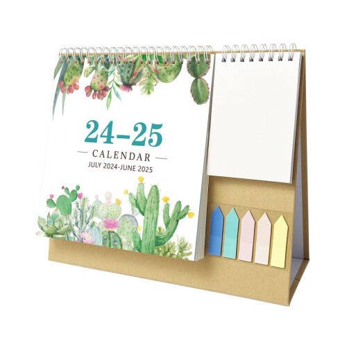 Jacenvly Desk Calendar English Pocket Size 2