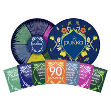 Pukka Herbs | Premium Organic Herbal Tea Selection Gift Set Box | Eco-Conscious Gift Collection | Perfect for Any Tea Enthusiast | 90 Tea Bags
