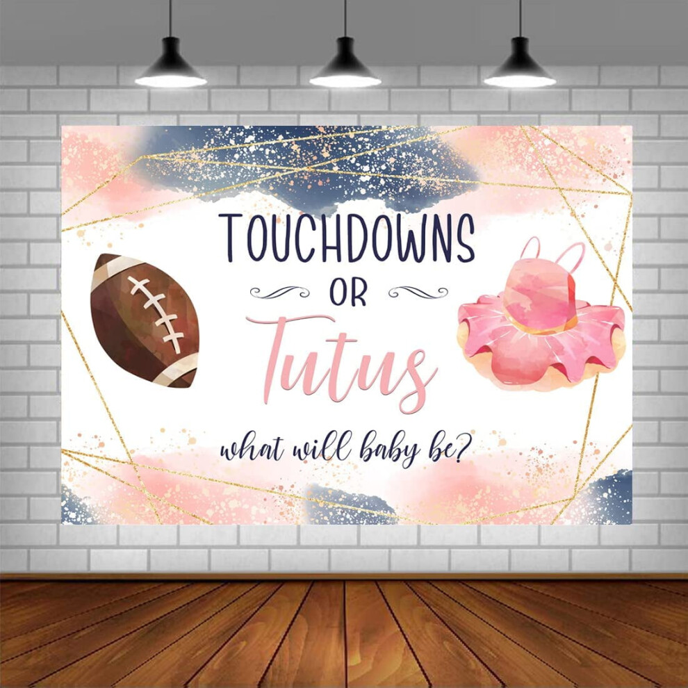 Football Theme Gender Reveal Backdrop 5X3 Ft 393040993433