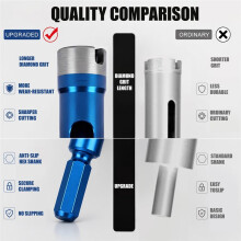 Sintered Diamonds Drill Bits 5-12mm Hex Shank Hole Saw for Tile Glazed Tile Marble Cobblestone Quartz Stone Drilling
