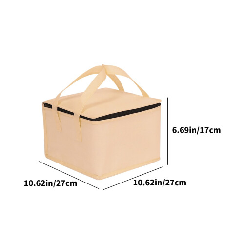 Bolsa térmica para pizza e bolo, ideal para cozinha e sala de jantar. 1