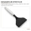 Silicone Wok Turner with Stainless Steel Handle 6