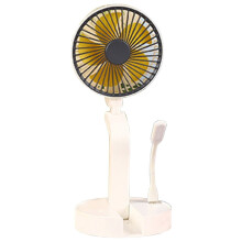 LOOPSUN Saldi di San Valentino 2024! Ventilatore pieghevole retrattile con luci LED, mini ventilatore portatile ricaricabile tramite USB per esterni