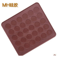 Tapis de cuisson en silicone Delaman pour macarons, non toxique et antiadhésif, idéal pour la pâtisserie et les biscuits, compatible avec les