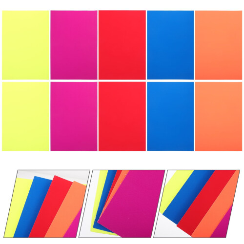 Eease neon glow-in-the-dark DIY paper 10 sheets 2