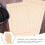 Eease Xuan paper practice sheets 50 pcs 11.4x7.4 inch 6