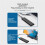 M2 SSD Case M.2 NVMe  SSD Enclosure Adapter 10Gbps Dual Protocol M.2 to USB 3.2 Type C External Hard Disk Box 8