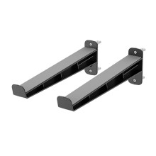 Wandmontage Opslagorganizer voor Toetsenbord, Tablet, E-Boek, Verstelbare Ruimtebesparende Displayrek met Antislip Pads