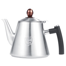 Stainless Steel Coffee Maker 1.2L Heat-Resistant Matte