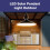 Walmeck solar pendant lamp dual head waterproof 2