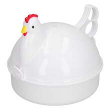 Chicken-Shaped Microwave Egg Steamer 1-Piece