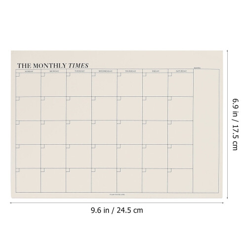 Guangmc Weekly Planner Tear-Off Sheets 2 pcs 1