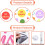 Circular Wall Stickers Inspirational Quotes 89 pcs 6