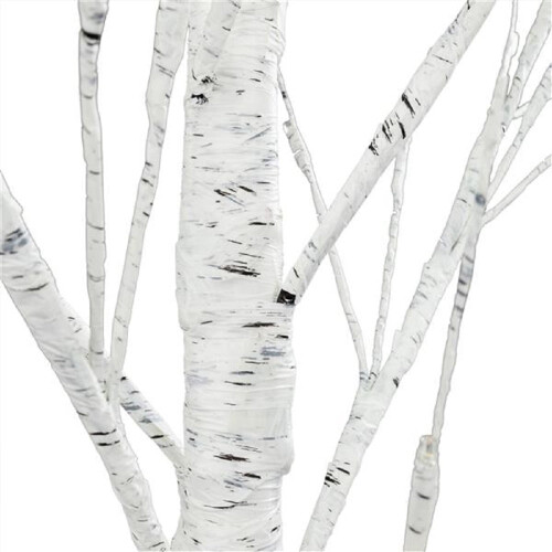 4FT prelit birch tree with 48 warm white LED lights 2