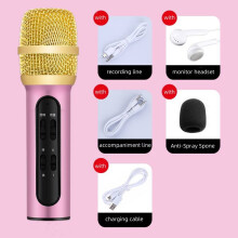 Wireless Bluetooth Karaoke Microphone Portable Mini