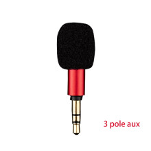 3.5mm 4-pole karaoke microphone stereo omnidirectional