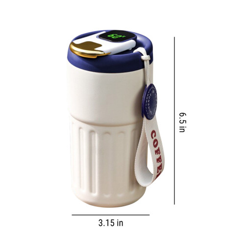 Thermos per caffè con infusore per tè e display LED della temperatura, 500 ml 1