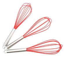Est acheter Batidor - Batidor de Huevo batidor de Silicona de Grado alimenticio Batidor Manual Mezclador de Masa Herramientas de Cocina de Cocina