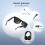 Lunettes intelligentes polarisées avec audio, microphone, haut-parleurs Bluetooth, télécommande d’appel et caméra intégré 3