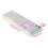 Gaming Keyboard Ultra-Slim Wired LED Backlit White 3