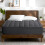 Protège-matelas en coton, profondeur 53 cm, gris 4