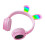 Jacenvly Bluetooth headphones rabbit ear wireless green 4