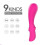 Multi-Speed Waterproof Vibrator Stimulator, Smart Silicone Dildo for Solo Pleasure 2