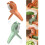 Portable ABS Fruit and Vegetable Slicer 2-Pack Kitchen Cutting Tool Set, Multifunctional Vegetable Cutter 1