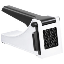 Feliator Legume Chopper Stainless Steel Vegetable Slicer White with Cleaning Brush