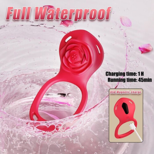 Rose-Shaped Massager with App Remote Control, Powerful Handheld Body Massager for Relaxation 2