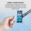 PRETXORVE CMS01 Bluetooth Thumb Mouse for Mobile Phone and 8