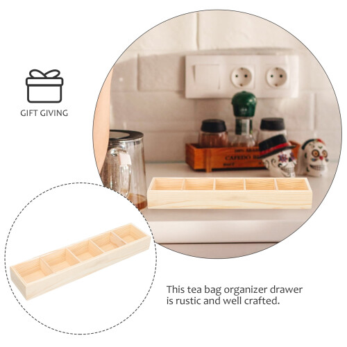Kosmetik- und Kaffee-Organizer mit Teebeutel und Zucker 1