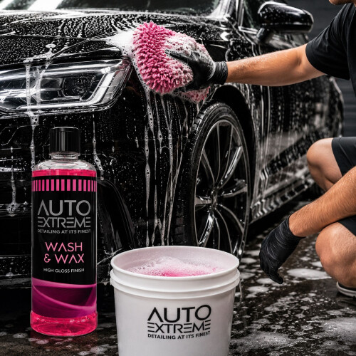 2x Auto Wash and Wax Car Shampoo High Gloss 800ml 2
