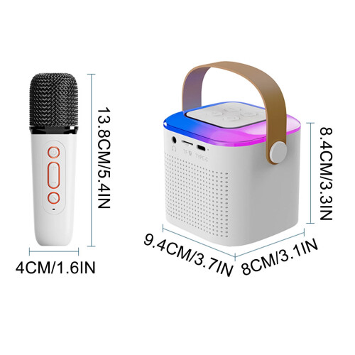 Quinlirra Bluetooth speaker with microphone, portable 2