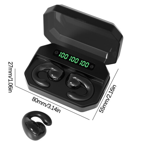 Ασύρματα ακουστικά Bluetooth για αθλητικά αθλητικά ακουστικά Bluetooth μεγάλης 1