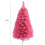 Artificial Christmas Tree Pink 60 cm with Plastic Stand 3