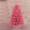Artificial Christmas Tree Pink 60 cm with Plastic Stand 4